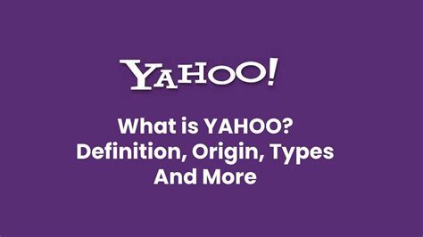 Yahoo Definition & Meaning .